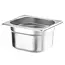 HENDI GN-container 1/6 – Budget Line – 1,6L – 176x162x100 mm – lichtgewicht roestvrij staal