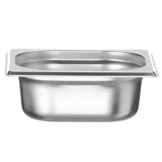 HENDI GN 1/6 voedselcontainer 1 liter RVS 176 x 162 x 65 mm bak