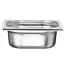 HENDI GN-container 1/6 – Budget Line – 1L – 176x162x65 mm – lichtgewicht roestvrij staal