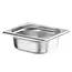 HENDI GN-container 1/6 – Budget Line – 1L – 176x162x65 mm – lichtgewicht roestvrij staal