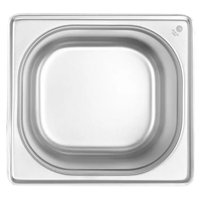 HENDI GN-container 1/6 – Budget Line – 2,4L – 176x162x150 mm – lichtgewicht roestvrij staal