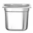 HENDI GN-container 1/6 – Budget Line – 2,4L – 176x162x150 mm – lichtgewicht roestvrij staal