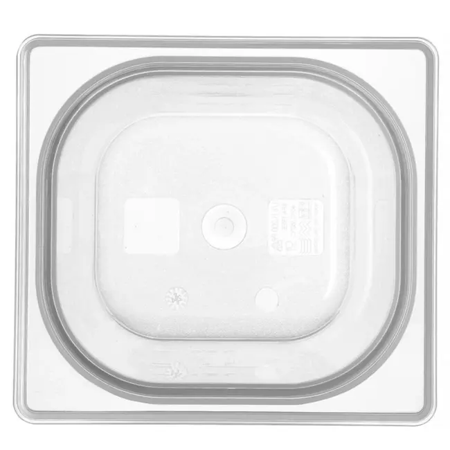 HENDI Gastronorm bak – luchtdicht – transparant – 1 liter – 176x162x65 mm