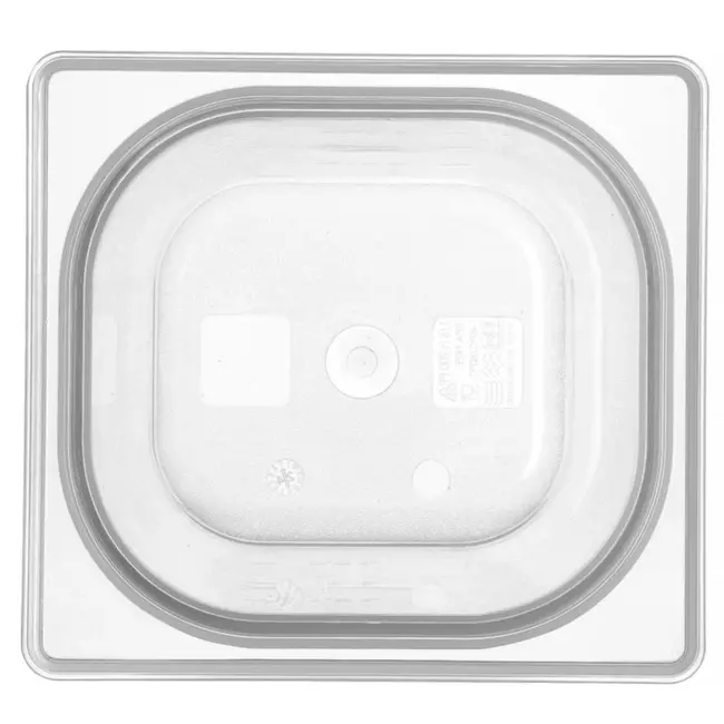 HENDI Gastronorm bak – luchtdicht – transparant – 3,4L – 176x162x200 mm