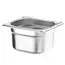 HENDI Gastronorm container – versterkte hoeken – 1,6L – roestvrij staal – 100mm hoog