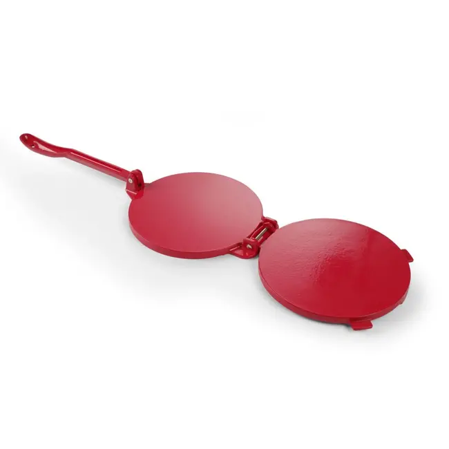 HENDI Tortillapers – aluminium legering – rode poedercoating – ø200 mm