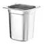 HENDI Gastronorm container – versterkte hoeken – 2,4L – roestvrij staal – 150mm hoog