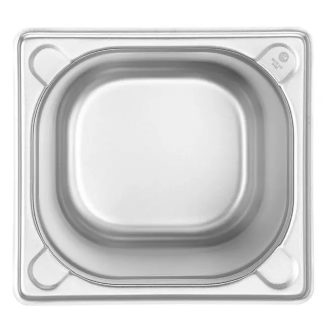 HENDI Gastronorm container – versterkte hoeken – 3,4L – 200mm – roestvrij staal