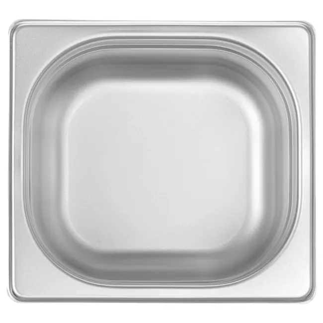 HENDI Gastronormbak – roestvast staal – 1,6L – 100mm hoog – stapelbaar
