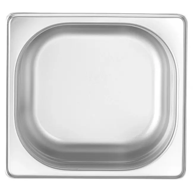HENDI Gastronormbak – roestvast staal – 1 liter – 65 mm hoog – stapelbaar