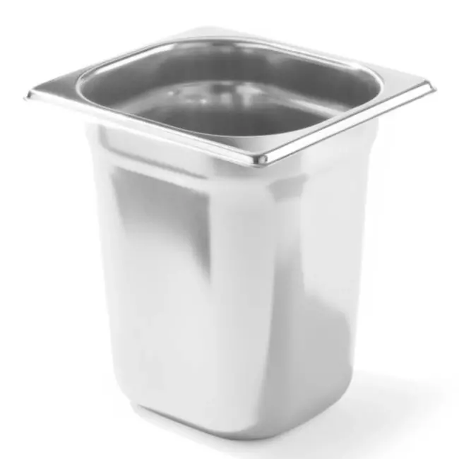 HENDI Gastronormbak – roestvast staal 18/10 – 3,4L – 200mm hoog – stapelbaar
