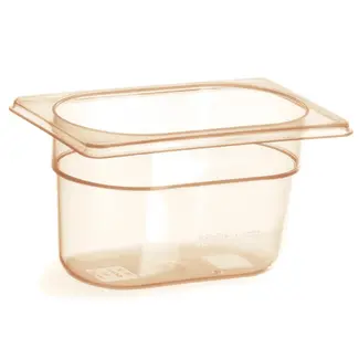 HENDI Gastronorm bak – hoge temperatuurbestendigheid – 0,9L – transparant – 176x108x100 mm