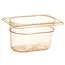 HENDI Gastronorm bak – hoge temperatuurbestendigheid – 0,9L – transparant – 176x108x100 mm