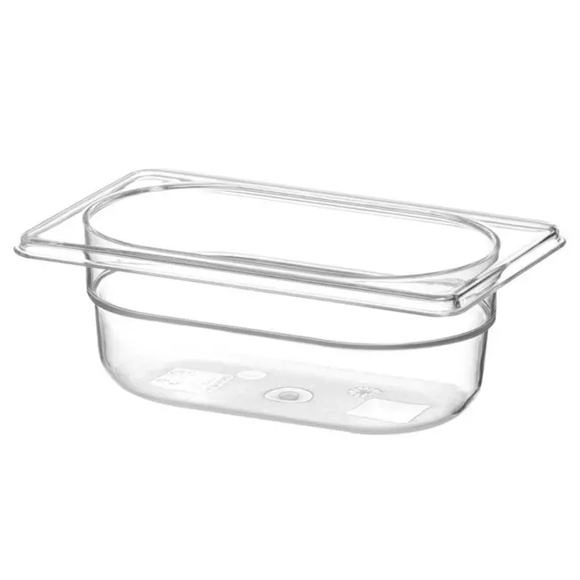 HENDI Gastronorm container – polycarbonaat – 0,6L – temperatuurbestendig – transparant