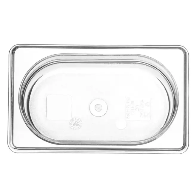 HENDI Gastronorm container – polycarbonaat – 0,6L – temperatuurbestendig – transparant