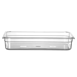 HENDI Gastronorm container – polycarbonaat – 14L – transparant – 530x325x100 mm