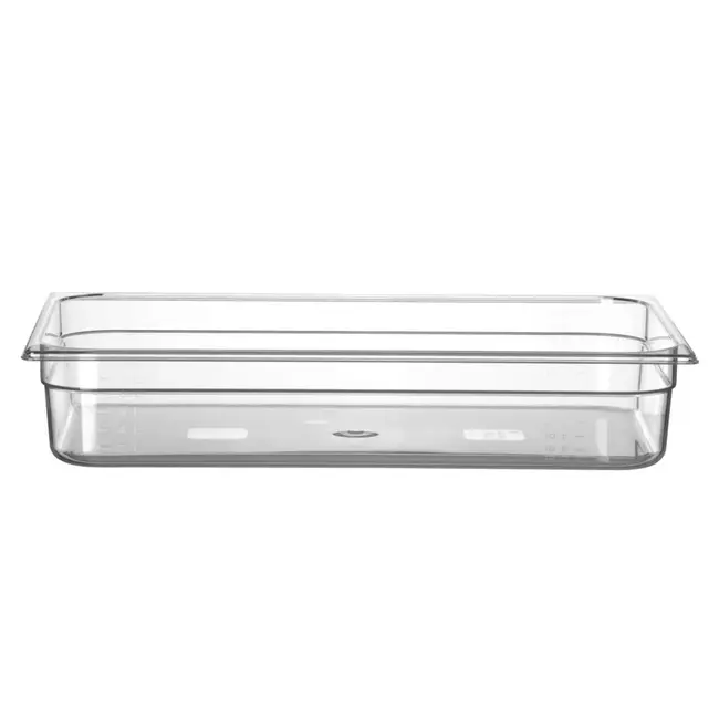 HENDI Gastronorm container – polycarbonaat – 14L – transparant – 530x325x100 mm