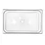 HENDI Gastronorm container – polycarbonaat – 9L – temperatuurbestendig – transparant