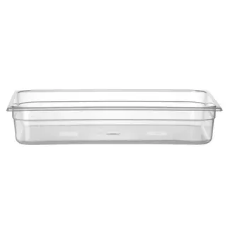 HENDI GN-container – polypropyleen – geur- en smaakvrij – 14L – transparant – 530x325x100 mm