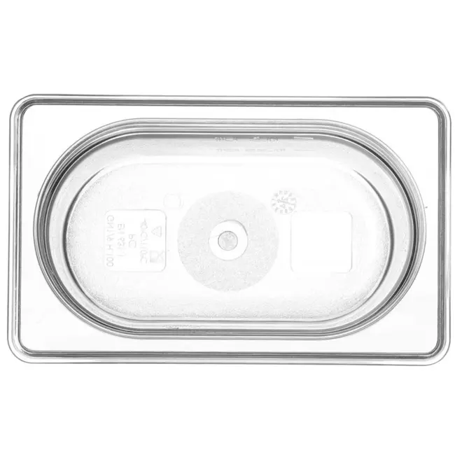 HENDI Transparante GN-container – polycarbonaat – 1 liter – 176x108x100 mm – temperatuurbestendig