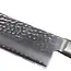 Yaxell Taishi Santoku Mes 16,5 cm – VG-10 Staal – Hardheid 61 HRC – Tsuchime Afwerking – Gehamerd Lemmet – Zwart Pakka Beukenhout Handvat