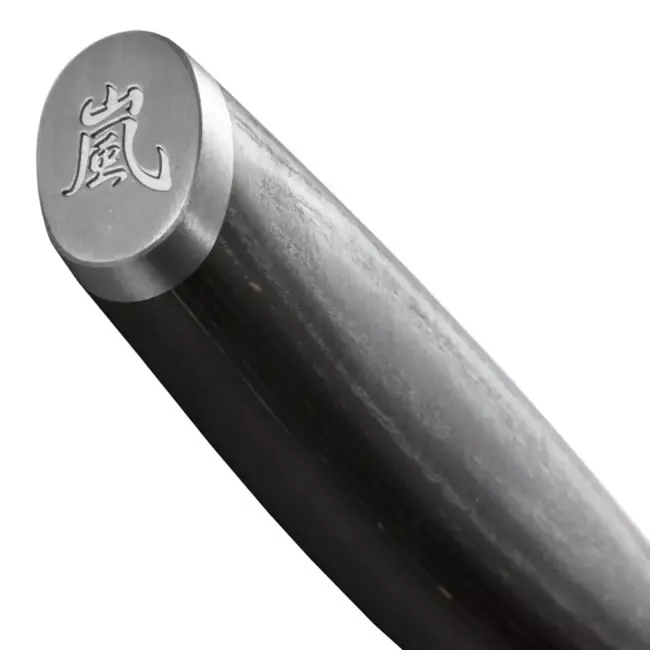 Yaxell Taishi Santoku Mes 12,5 cm – VG-10 Staal – Hardheid 61 HRC – Tsuchime Afwerking – Gehamerd Lemmet – Zwart Pakka Beukenhout Handvat