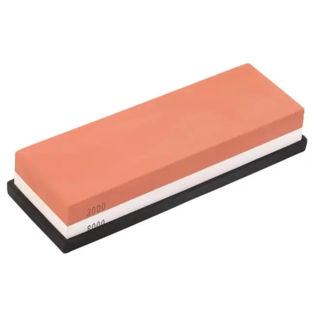 Yaxell 3000/8000 Wetsteen / Combinatiesteen / Slijpsteen – Dubbele Korrelgrofte – Inclusief Angle-Keeper en Nivelleringsteen – Perfect voor Fijnslijpen en Polijsten