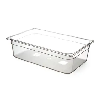 Hendi GN 1/1 container - Tritan - 9L - temperatuurbestendig - BPA-vrij - transparant