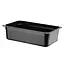 HENDI Gastronorm container – zwart polycarbonaat – 21L – temperatuurbestendig – 530x325x150 mm