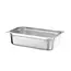 HENDI Gastronorm container – lichtgewicht roestvrij staal – 21L – 530x325x150 mm