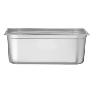 Hendi GN container 1/1 - lichtgewicht roestvrij staal - 28L - 530x325x200mm - stapelbaar