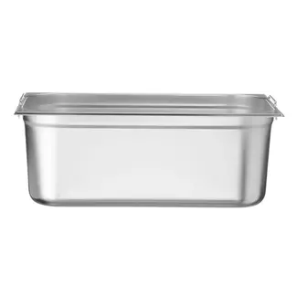 Hendi Gastronorm container - 28L - roestvrij staal - 530x325x200mm - stapelbaar - vaatwasserbestendig