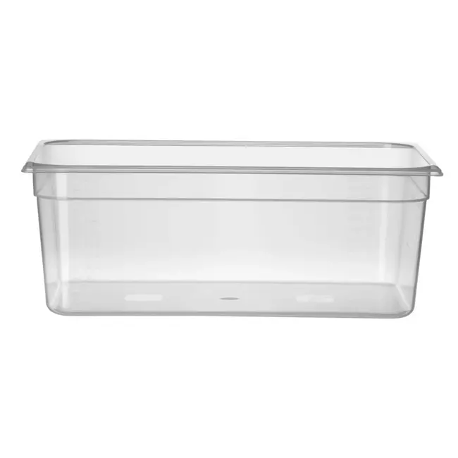 HENDI Gastronorm container 1/1 – 28L – transparant – 530x325x200 mm – luchtdicht – stapelbaar