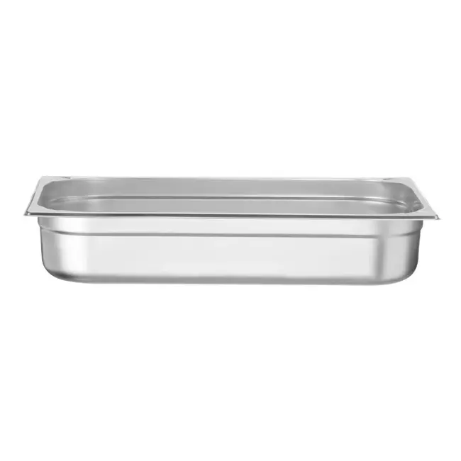 Hendi Gastronorm container - versterkte hoeken - 14L - 100 mm hoog - roestvrij staal