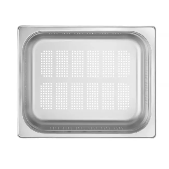 HENDI Gastronormbak geperforeerd – roestvast staal 18/10 – 2L – (H)40mm