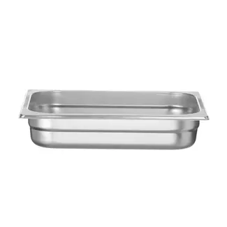 HENDI Geperforeerde GN 1/2 voedselcontainer 4 liter RVS 65 mm
