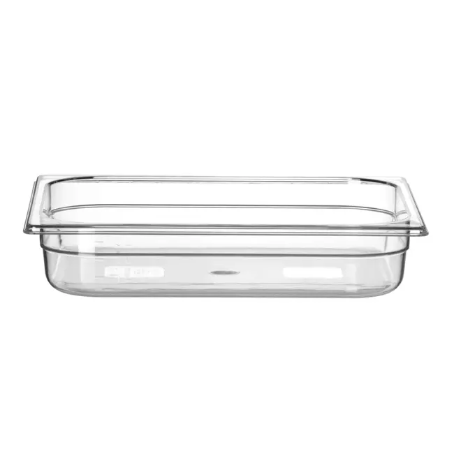 Hendi Gastronorm container - polycarbonaat - 4L - temperatuurbestendig - transparant