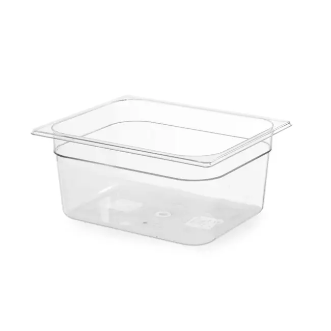 Hendi Gastronorm container - polycarbonaat - 9,5L - transparant - 325x265x150mm