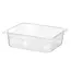 HENDI GN-container 1/2 – Polypropyleen – 6,5L – Temperatuurbestendig – Transparant – 325x265x100 mm
