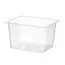 Hendi GN-container - polypropyleen - geur- en smaakvrij - 9,5L - transparant - 325x265x150mm