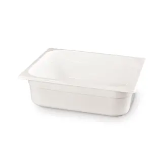 HENDI Container GN 1/2 polycarbonaat 6,5 L wit formaat 325 x 265 mm
