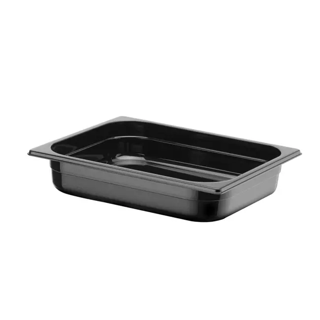 HENDI Gastronorm container – polycarbonaat – 4L – zwart – 325x265x65 mm