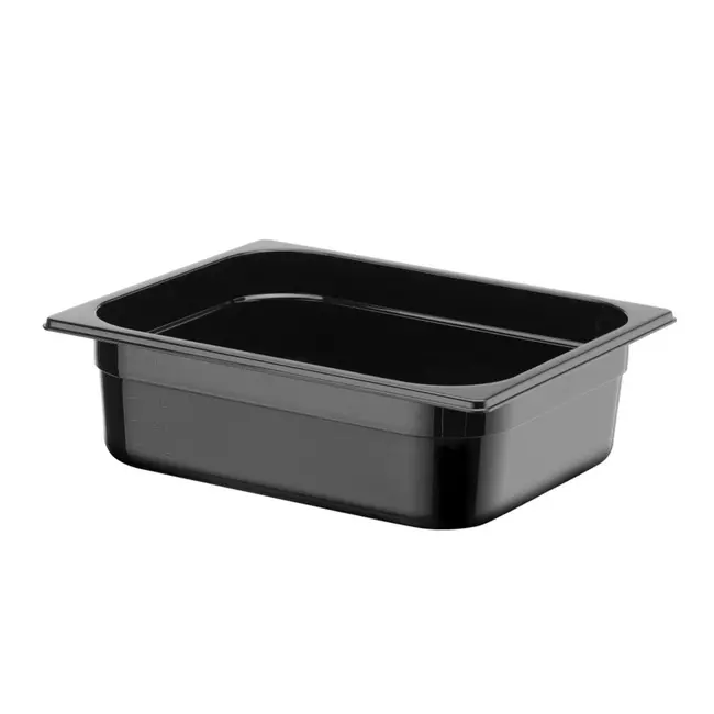 HENDI Gastronorm container – polycarbonaat – 6,5L – zwart – 325x265x100 mm