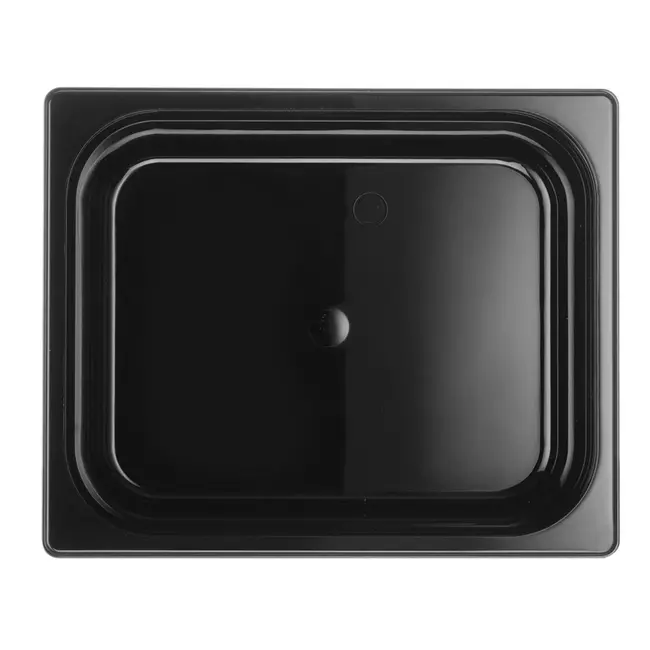 HENDI Gastronorm container – zwart polycarbonaat – 9,5L – temperatuurbestendig – stapelbaar