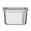 HENDI GN-container 1/2 – lichtgewicht roestvrij staal – 12,5L – stapelbaar – 325x265x200 mm