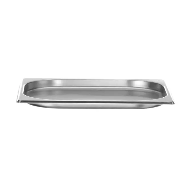 HENDI GN-container 1/2 – Budget Line – 1L – 325x265x20 mm – lichtgewicht roestvrij staal