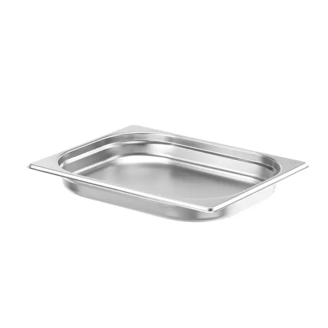 HENDI GN-container 1/2 – Budget Line – 2L – 325x265x40 mm – lichtgewicht roestvrij staal