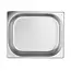 HENDI GN-container – 1/2 formaat – 4L – roestvrij staal – 325x265x65 mm – lichtgewicht en stapelbaar