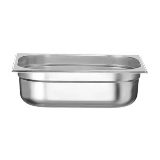 HENDI GN 1/2 voedselcontainer 6,5 liter RVS 325 x 265 x 100 mm