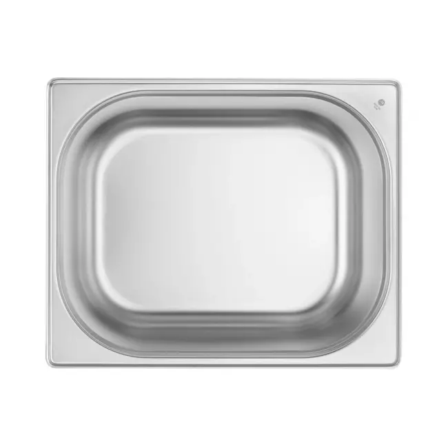 HENDI GN-container 1/2 – Budget Line – 6,5L – 325x265x100 mm – lichtgewicht roestvrij staal